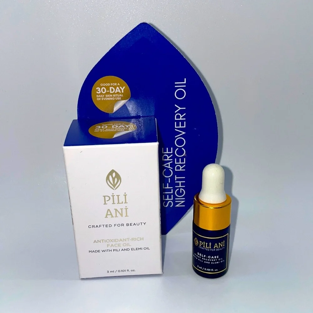Pili Ani Crafted for Beauty Antioxidant Rich Face Oil Self-care Night Recovery - Picture 1 of 4